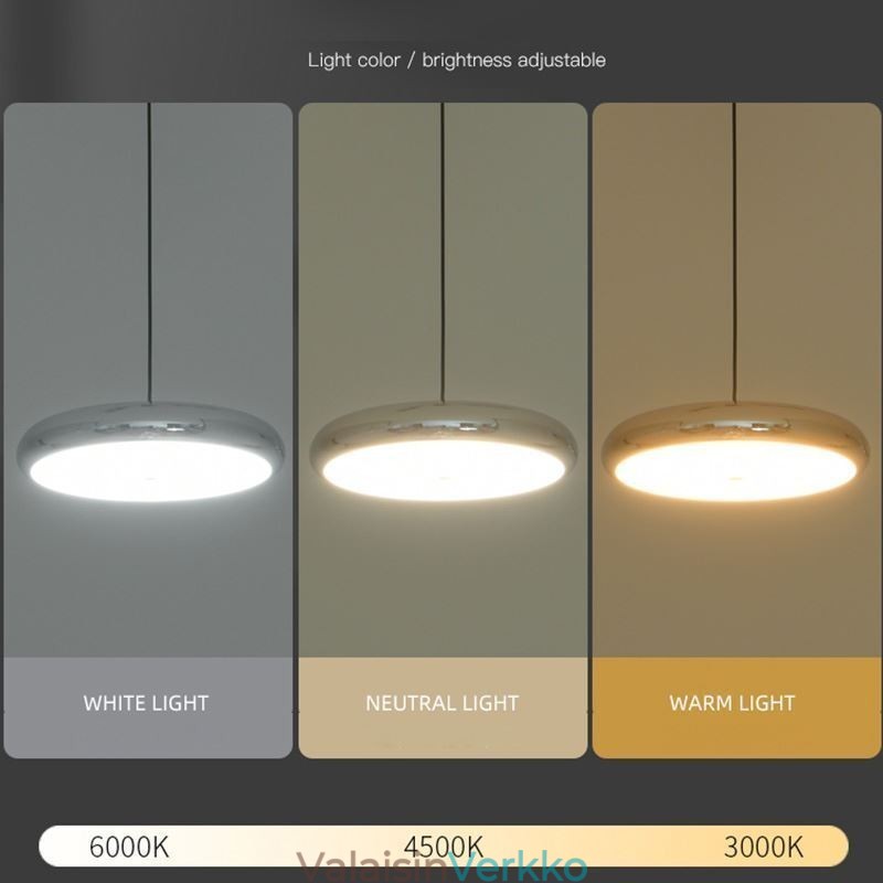 Riippuvalaisin Kolme otsavaloa pyöreä riippuvalaisin