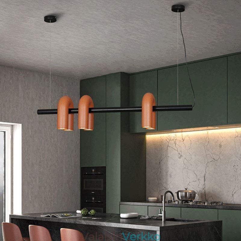 Kattovalaisin Takorauta U-muotoinen riippuvalaisin 90 pyörivä varjostin