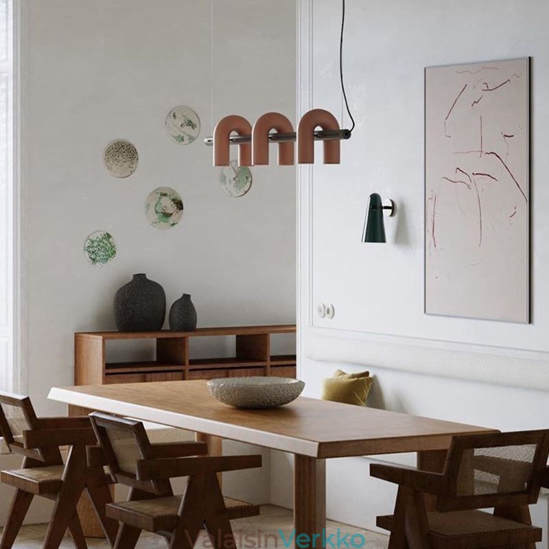 Kattovalaisin Takorauta U-muotoinen riippuvalaisin 90 pyörivä varjostin