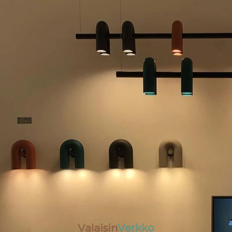 Kattovalaisin Takorauta U-muotoinen riippuvalaisin 90 pyörivä varjostin