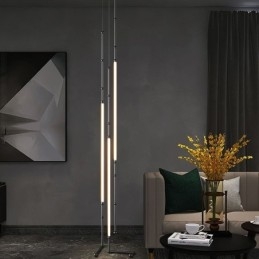 Kattovalo Creative Line Bamboo Hanging Light Black Gold