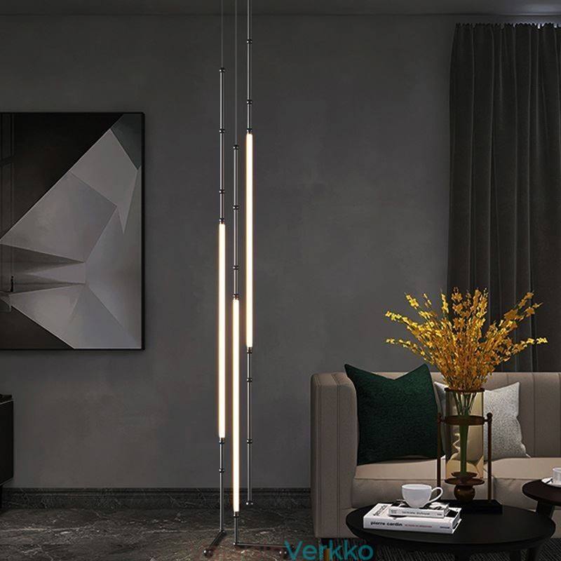 Kattovalo Creative Line Bamboo Hanging Light Black Gold
