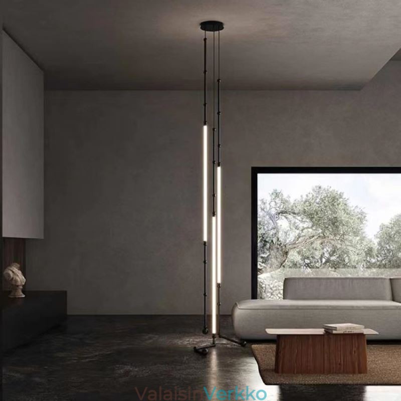 Kattovalo Creative Line Bamboo Hanging Light Black Gold