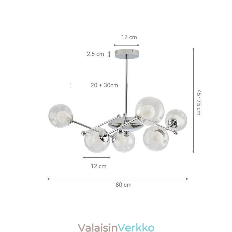 Lasiriippuvalaisin Eurooppalaistyylinen yksinkertainen Magic Beans kattovalaisin
