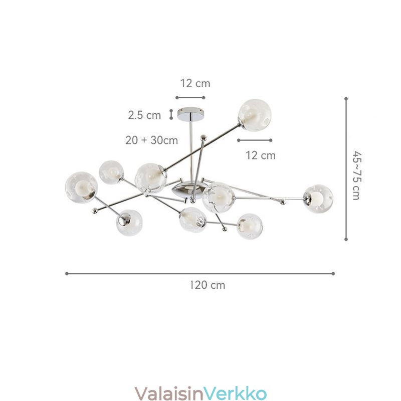 Lasiriippuvalaisin Eurooppalaistyylinen yksinkertainen Magic Beans kattovalaisin