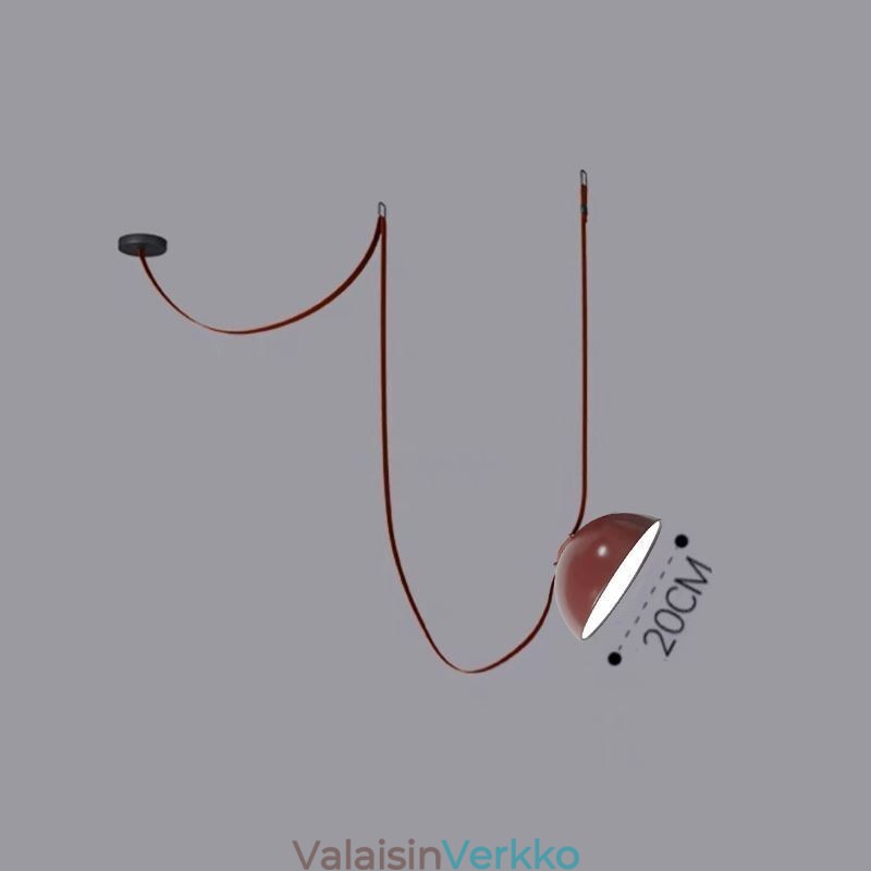 Vyöriippuvalaisin Eurooppalainen yksinkertainen Wabi Sabi -tyylinen vyökattovalo