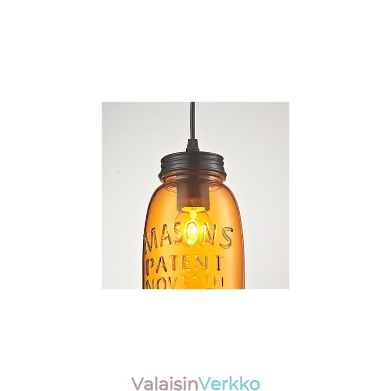 Riipus 1 Light Italy Style Läpinäkyvä Galvanointi