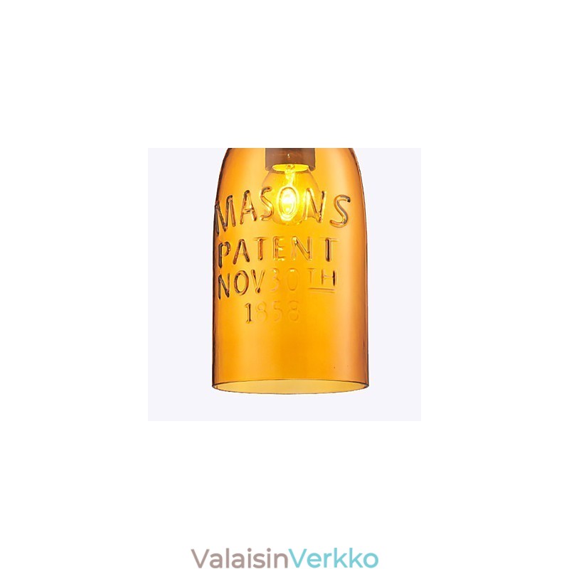 Riipus 1 Light Italy Style Läpinäkyvä Galvanointi