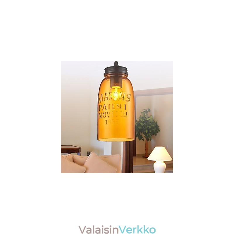 Riipus 1 Light Italy Style Läpinäkyvä Galvanointi