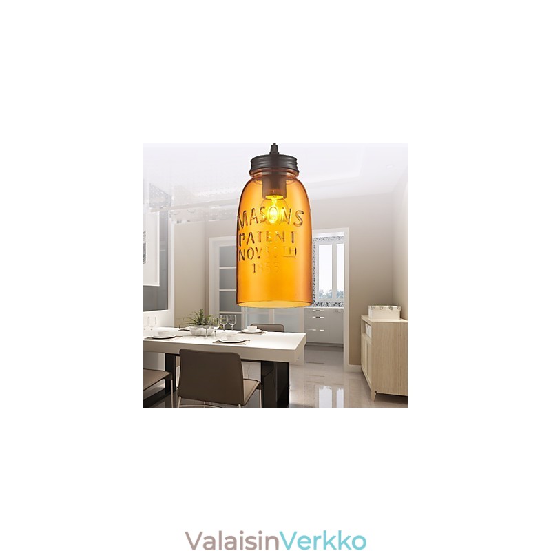 Riipus 1 Light Italy Style Läpinäkyvä Galvanointi