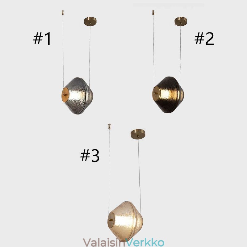 Riippuvalaisin Moderni Yksinkertainen Single Glass Pieni Kattovalaisin