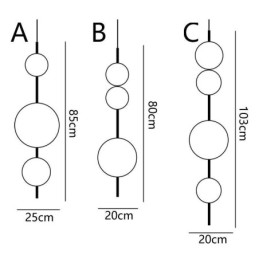 Riippuvalaisin Moderni minimalistinen Magic Beans Molecule kattovalaisin