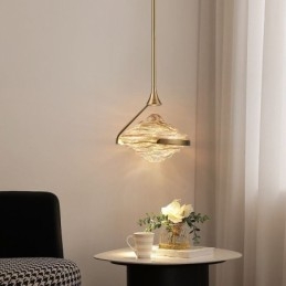 Riippuvalaisin Moderni minimalistinen takorautainen laavalasikattovalaisin