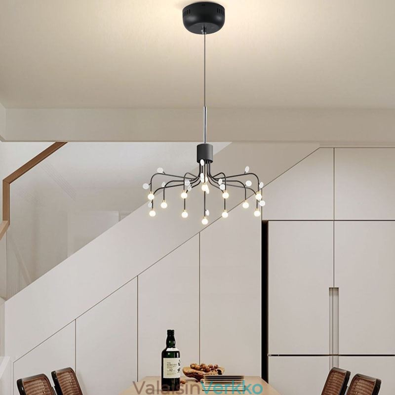 Riippuvalaisin Nordic Creative Natural White kattovalaisin 14 valaisinta