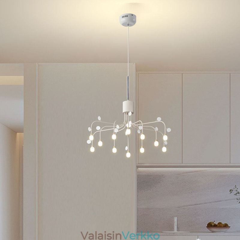 Riippuvalaisin Nordic Creative Natural White kattovalaisin 14 valaisinta