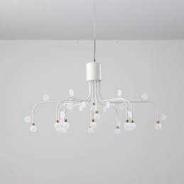 Riippuvalaisin Nordic Creative Natural White kattovalaisin 14 valaisinta
