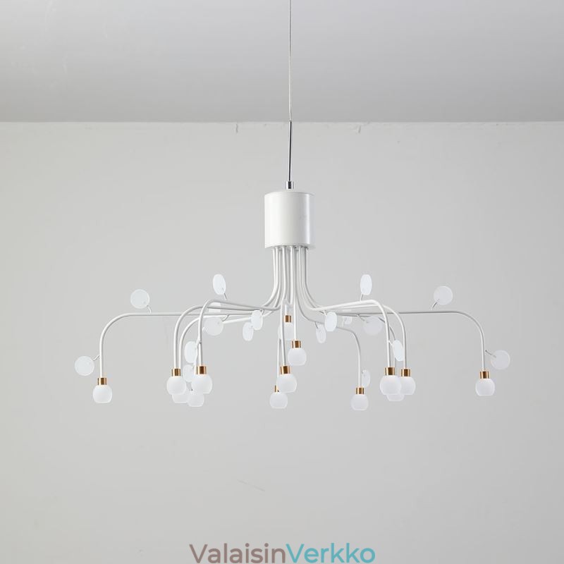 Riippuvalaisin Nordic Creative Natural White kattovalaisin 14 valaisinta