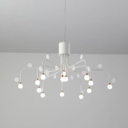 Riippuvalaisin Nordic Creative Natural White kattovalaisin 14 valaisinta