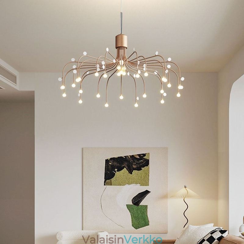 Riippuvalaisin Nordic Creative Natural White kattovalaisin 30 valoa