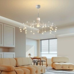 Riippuvalaisin Nordic Creative Natural White kattovalaisin 30 valoa