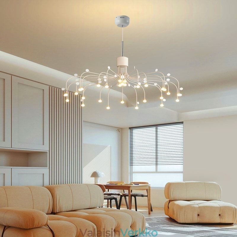 Riippuvalaisin Nordic Creative Natural White kattovalaisin 30 valoa