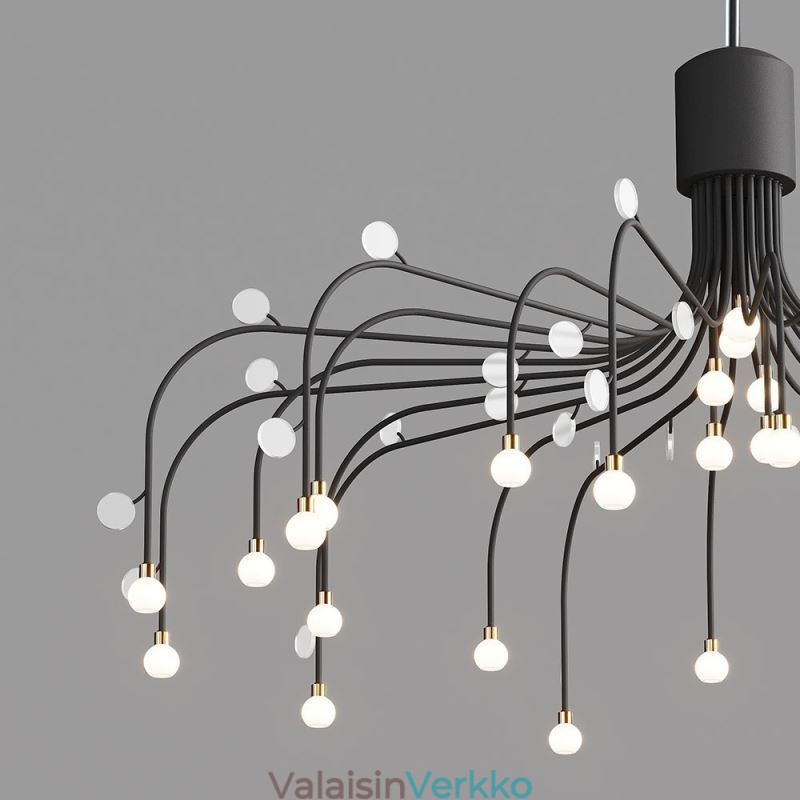 Riippuvalaisin Nordic Creative Natural White kattovalaisin 30 valoa