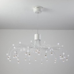 Riippuvalaisin Nordic Creative Natural White kattovalaisin 30 valoa