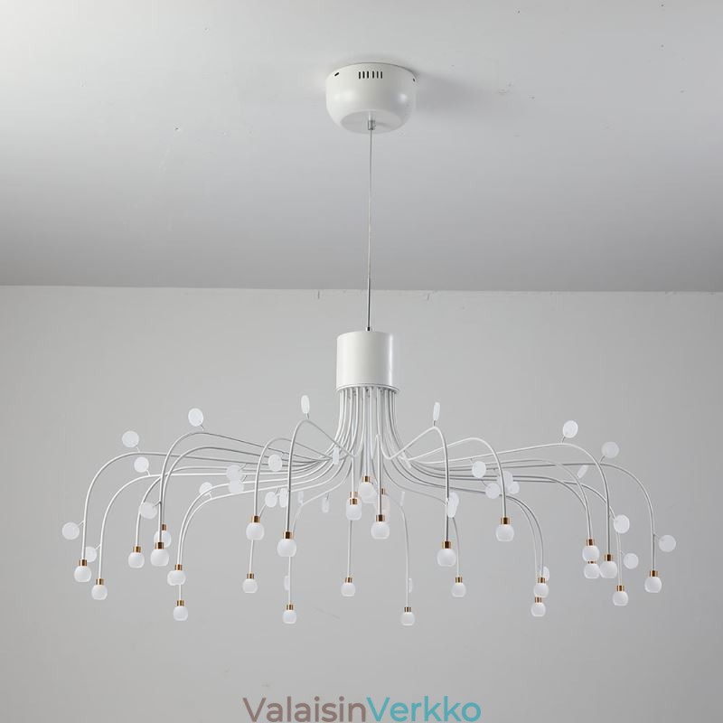 Riippuvalaisin Nordic Creative Natural White kattovalaisin 30 valoa