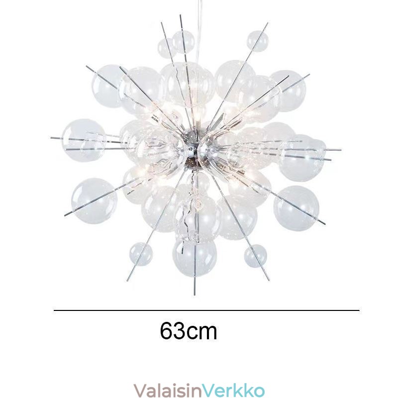 Moderni riippuvalaisin Minimalistinen kuplalasikattovalaisin