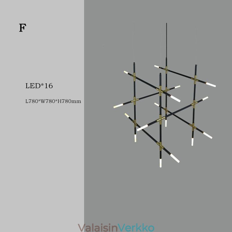 Riippuvalaisin liitos lämmin valkoinen Creative kattovalaisin DIY-yhdistelmälamppu