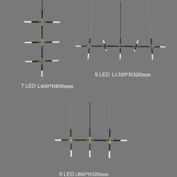 Yksinkertainen riippuvalaisin Creative Splicing lämmin valkoinen kattovalo DIY-yhdistelmälamppu