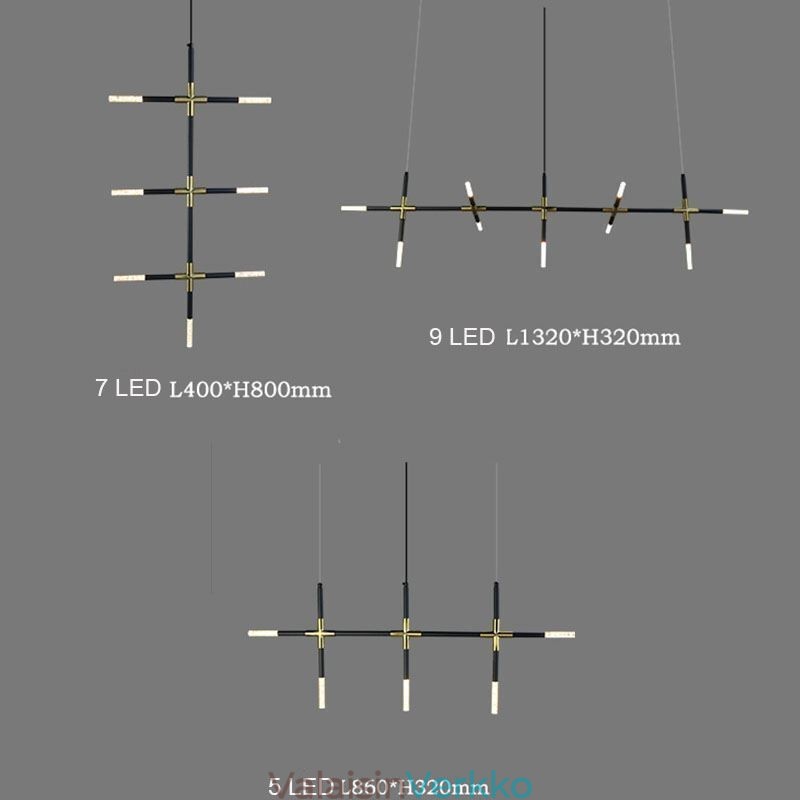 Yksinkertainen riippuvalaisin Creative Splicing lämmin valkoinen kattovalo DIY-yhdistelmälamppu