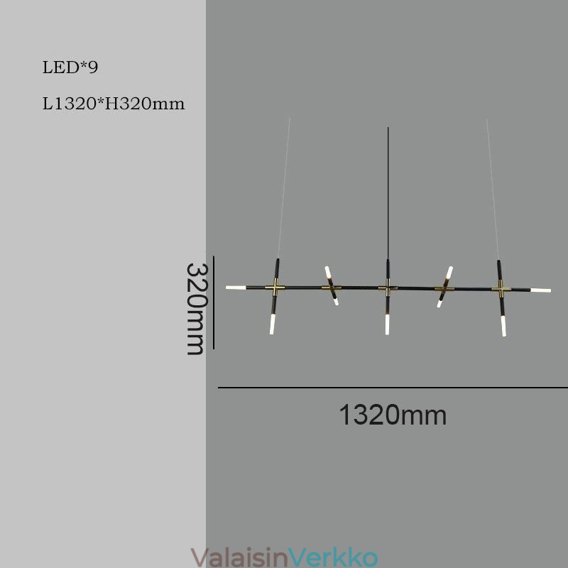 Yksinkertainen riippuvalaisin Creative Splicing lämmin valkoinen kattovalo DIY-yhdistelmälamppu