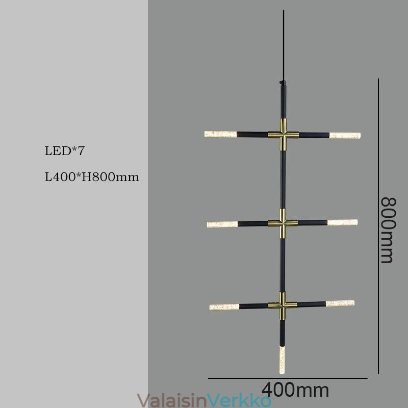Yksinkertainen riippuvalaisin Creative Splicing lämmin valkoinen kattovalo DIY-yhdistelmälamppu