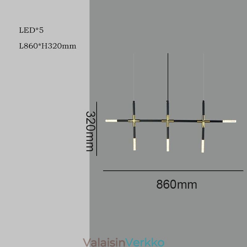 Yksinkertainen riippuvalaisin Creative Splicing lämmin valkoinen kattovalo DIY-yhdistelmälamppu