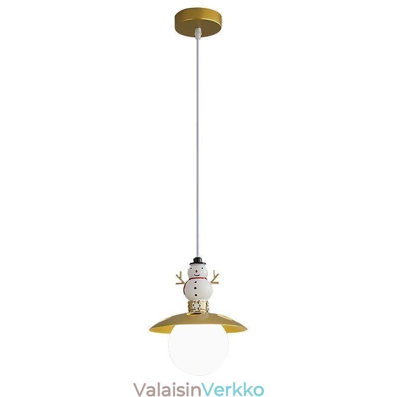 Moderni riippuvalaisin Yksinkertainen G9 takorautahartsi-Lumiukon kattovalaisin