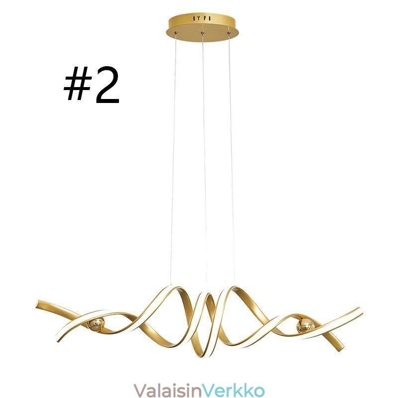 Minimalistinen kattovalaisin alumiinista taidetta Minimalistinen spiraalikattovalaisin
