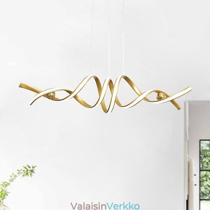 Minimalistinen kattovalaisin alumiinista taidetta Minimalistinen spiraalikattovalaisin