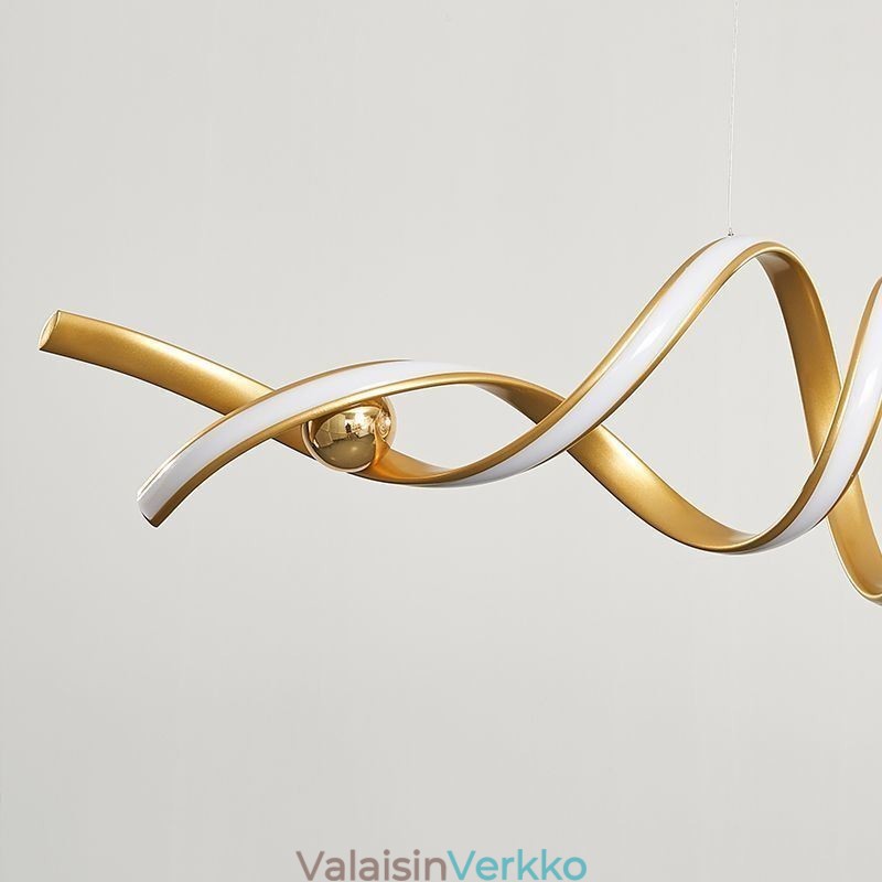 Minimalistinen kattovalaisin alumiinista taidetta Minimalistinen spiraalikattovalaisin