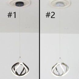 Riippuvalaisin alumiini Art Pieni kurpitsa kattovalaisin