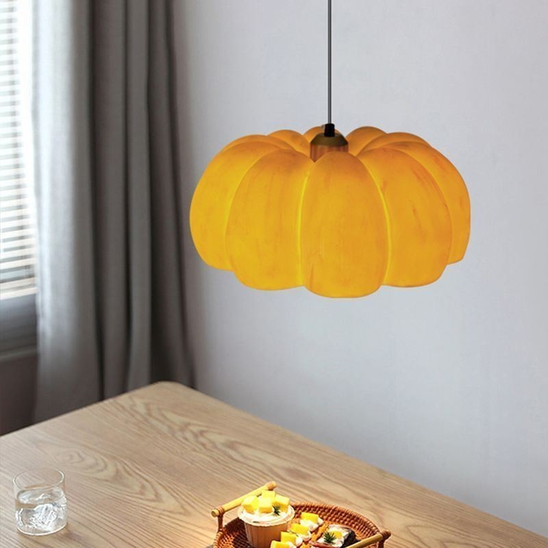 Yksipäällinen Pumpkin-riippuvalaisin Japanilainen retrokattovalaisin