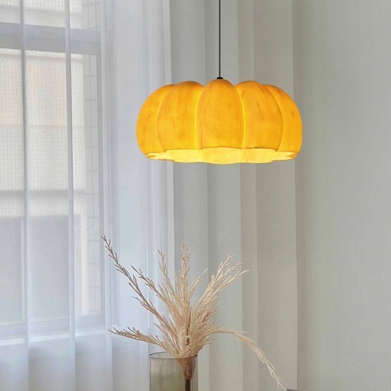 Yksipäällinen Pumpkin-riippuvalaisin Japanilainen retrokattovalaisin