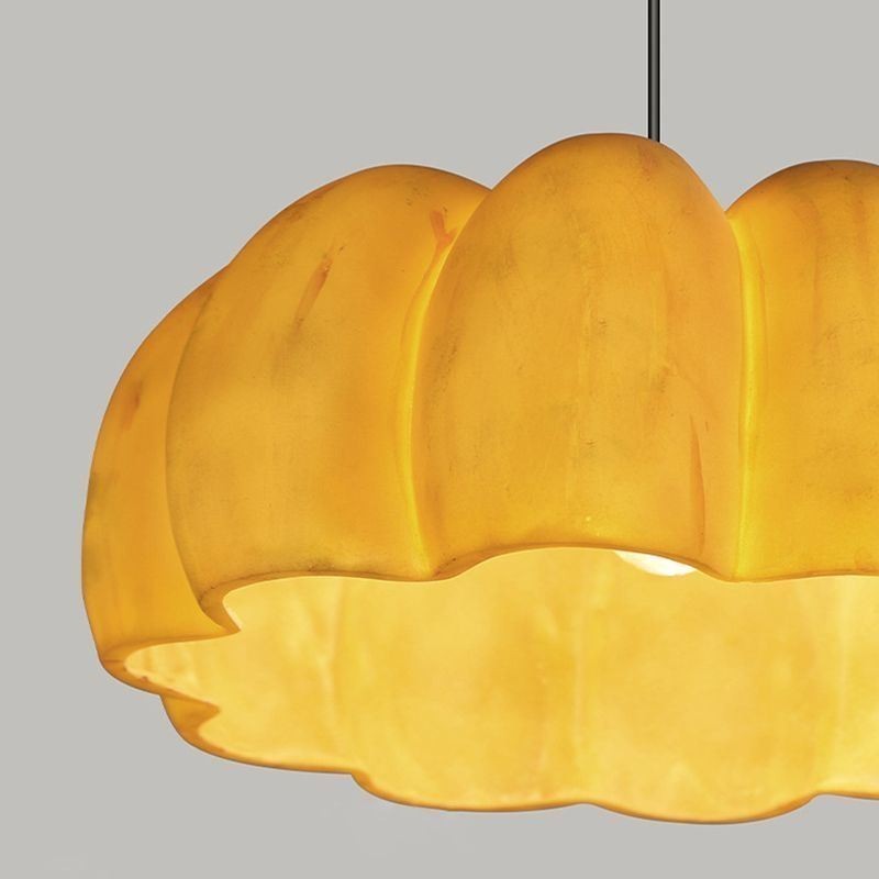 Yksipäällinen Pumpkin-riippuvalaisin Japanilainen retrokattovalaisin