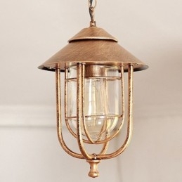 American Retro Outdoor Light vedenpitävä lintuhäkin muotoinen riippuvalaisin puutarha