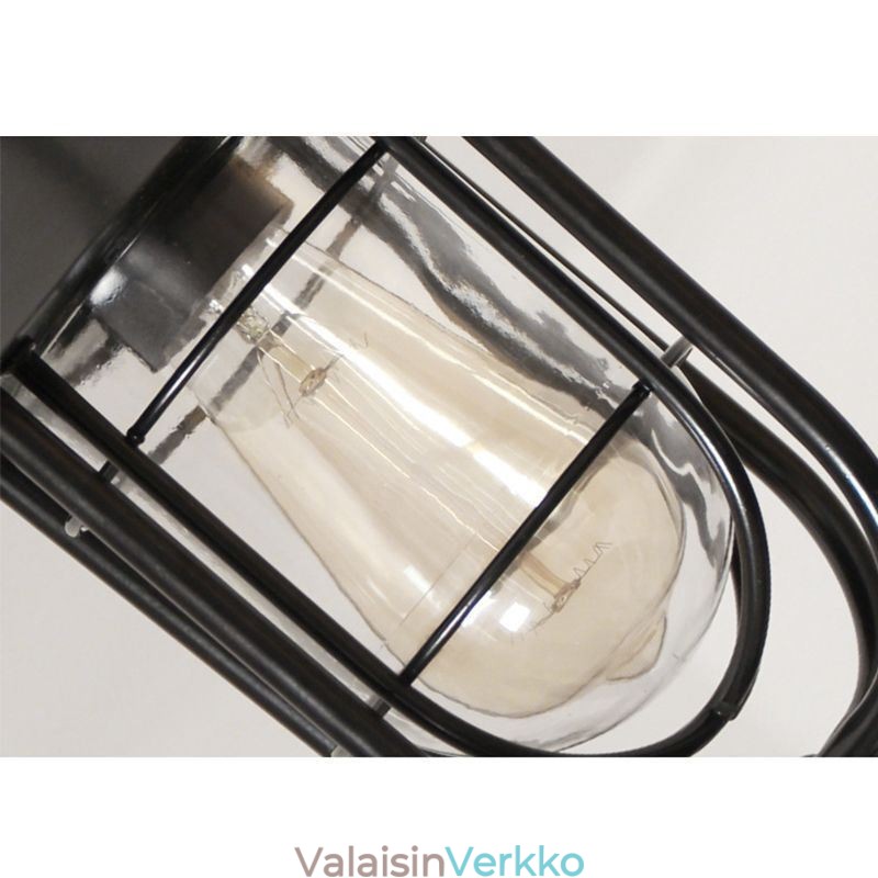 American Retro Outdoor Light vedenpitävä lintuhäkin muotoinen riippuvalaisin puutarha