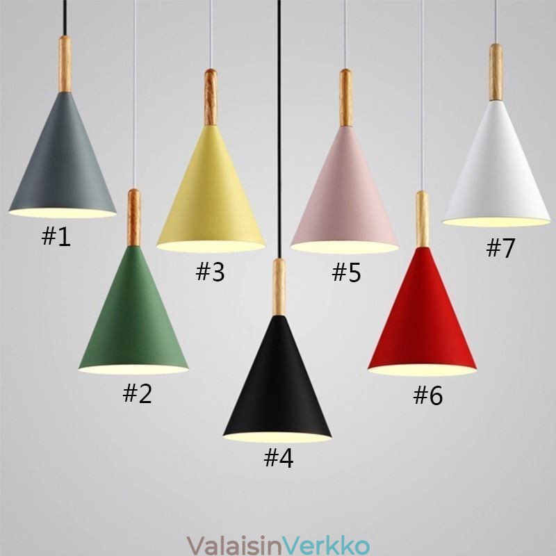 Pohjoismainen Macaron-riippuvalaisin, yksipäällinen riippuvalaisin