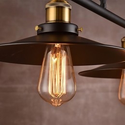 Moderni nykyaikainen minityylinen metallikattokruunu