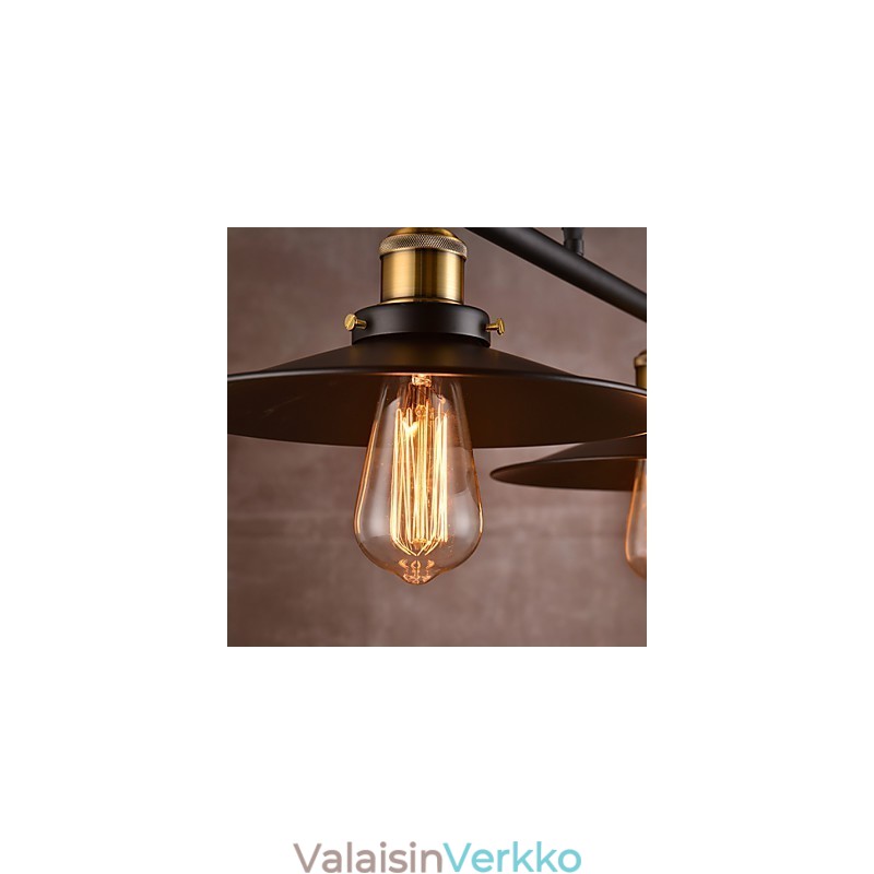 Moderni nykyaikainen minityylinen metallikattokruunu