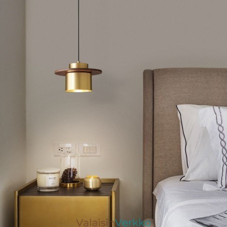 Moderni riippuvalaisin One Light Brass Pendant Lighting Island Moderni riippuvalaisin One Light Brass Pendant Lighting Island