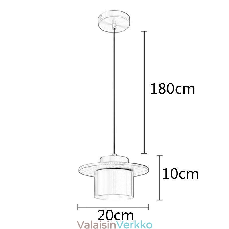 Moderni riippuvalaisin One Light Brass Pendant Lighting Island